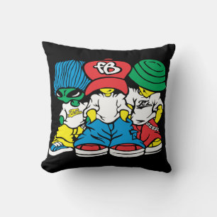 Street Style Squad” Throw Pillow