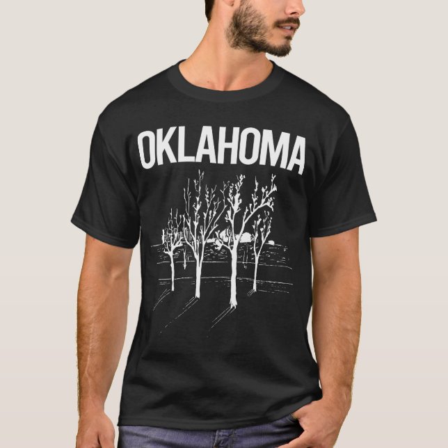 Street Trees Oklahoma T-Shirt (Front)