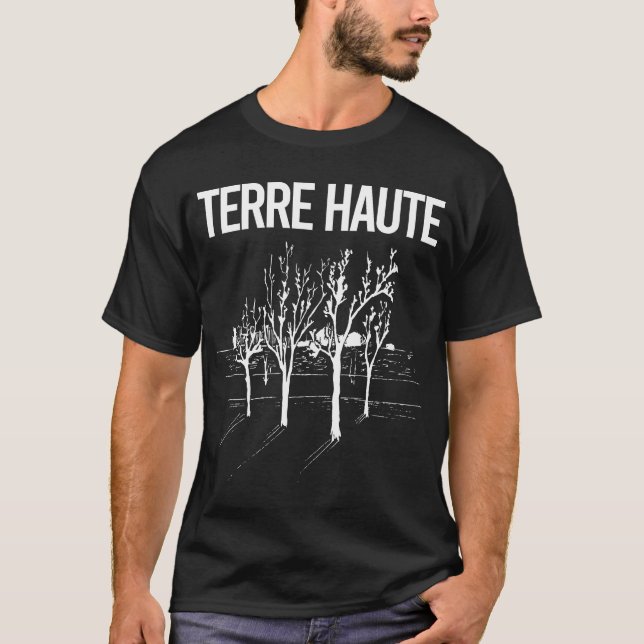 Street Trees Terre Haute T-Shirt (Front)