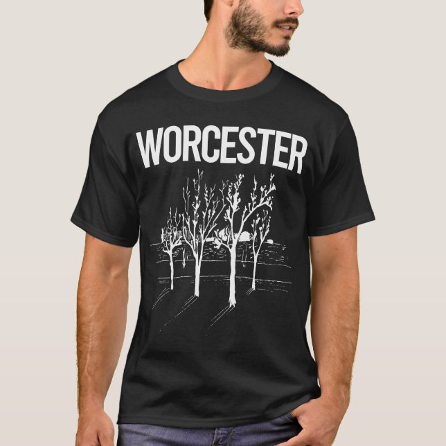 Street Trees Worcester T-Shirt (Front)