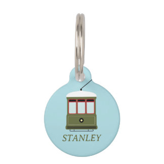STREETCAR (BLUE) PET TAG