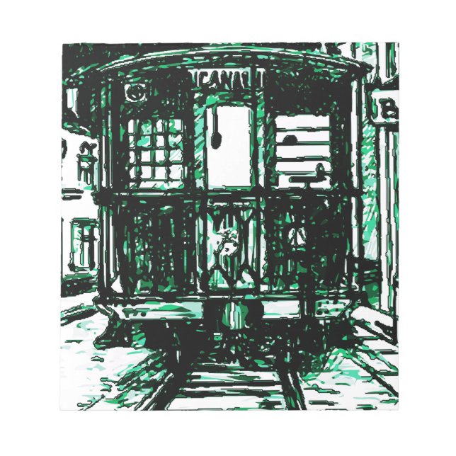 Streetcar In New Orleans Notepad (Front)