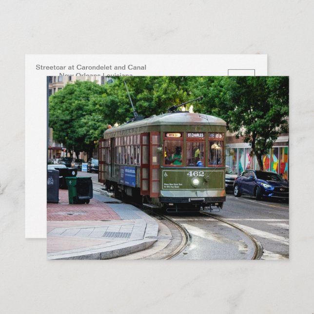 Streetcar postcard (Front/Back)