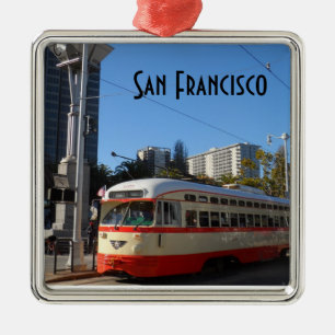 Streetcar- San Francisco Metal Ornament