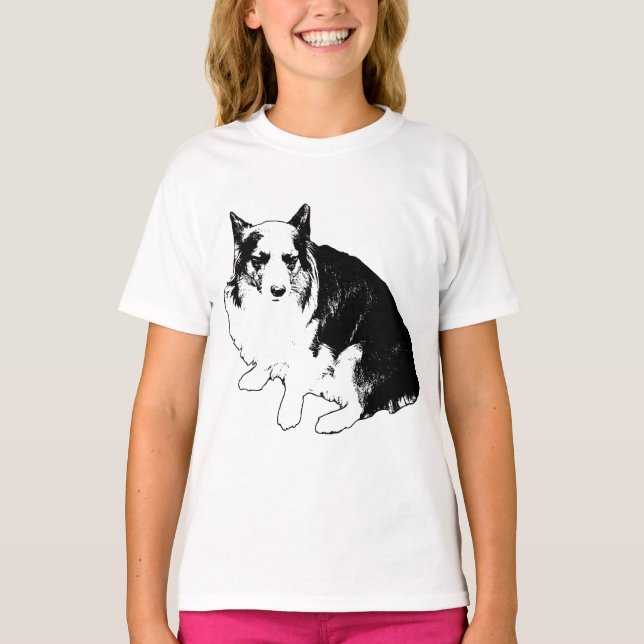 Streetlight Corgi Mark T-Shirt (Front)