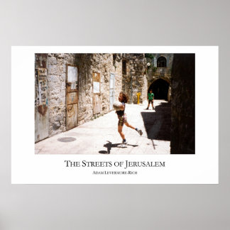 Streets of Jerusalem - Large version Poster