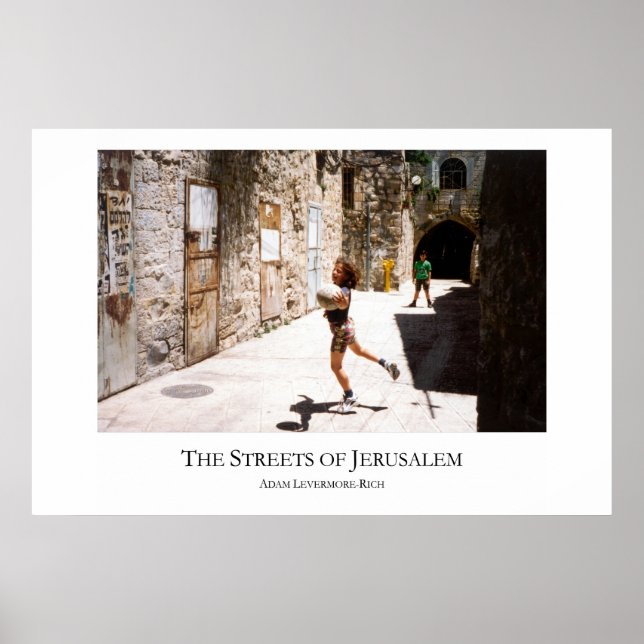 Streets of Jerusalem - Large version Poster (Front)