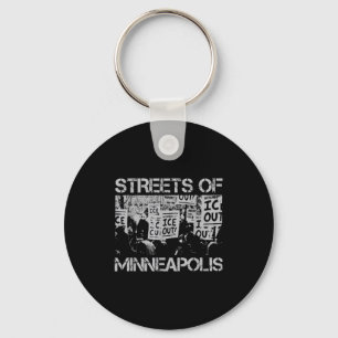 Streets of minneapolis right now ice out keychain