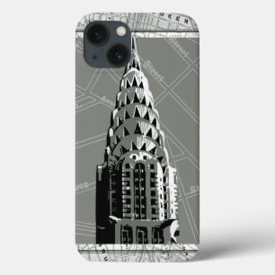 Streets of New York with Empire State Building iPhone 13 Case