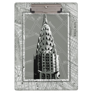 Streets of New York with Empire State Building Clipboard