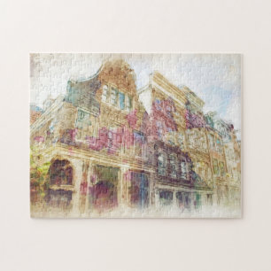 Streets of Old Amsterdam Jigsaw Puzzle