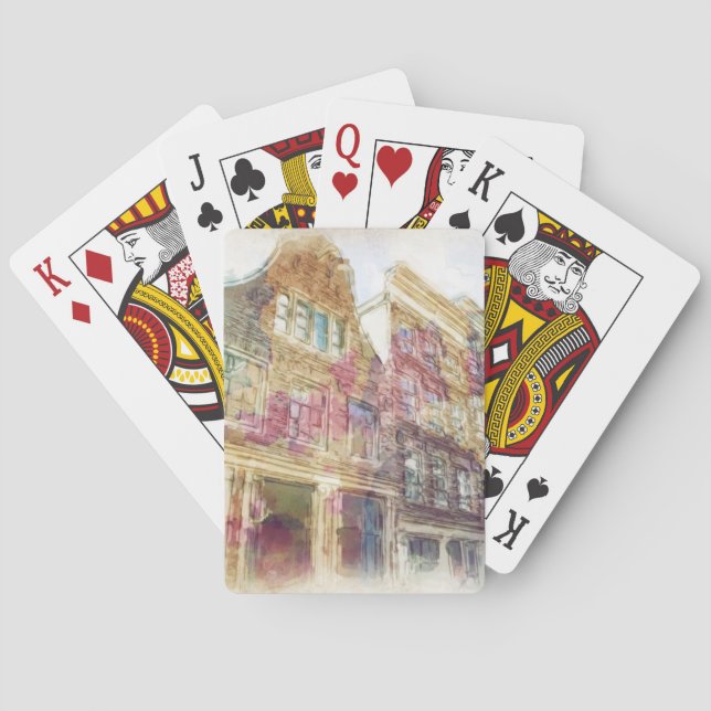 Streets of Old Amsterdam Playing Cards (Back)