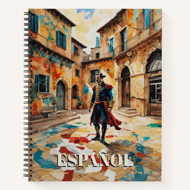 Streets of Spain: Español Notebook (Front)