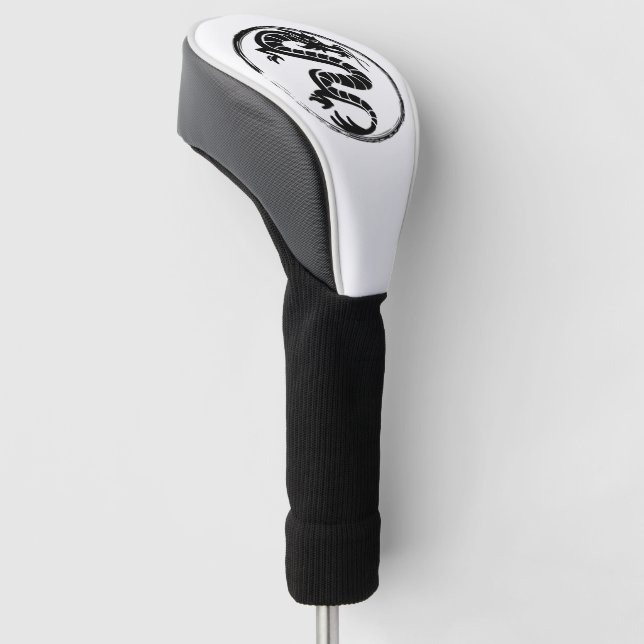 Streetwear  Black Dragon tattoo on    Golf Head Cover (Angled)