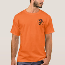 Streetwear  Black Dragon tattoo on T-Shirt