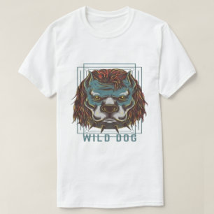 Streetwear Fierce Bulldog Graphic White T-Shirt
