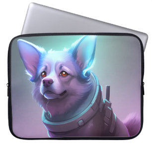 Strelka - the Soviet space dog Laptop Sleeve