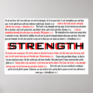 Strength - Biblical Poster