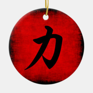 Strength Ceramic Ornament