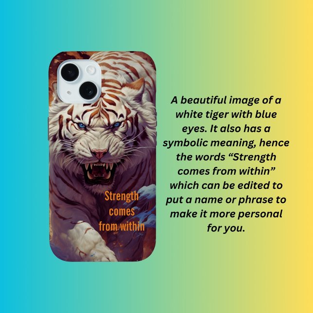 Strength comes from within  Case-Mate iPhone case (Creator Uploaded)
