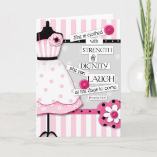 Strength & Dignity Scripture Encouragement Card