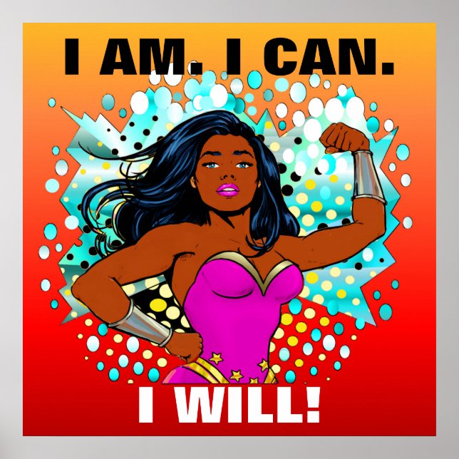 Strength, Encouragement, Success Poster (Front)