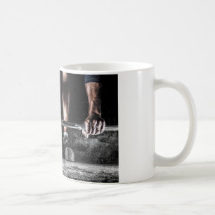 Strength Fitness Weightlifting Barbell Gym Coffee Mug