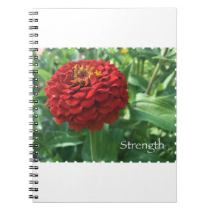 Strength Flower Art Notebook