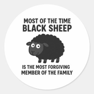 Strength Funny Classic Round Sticker