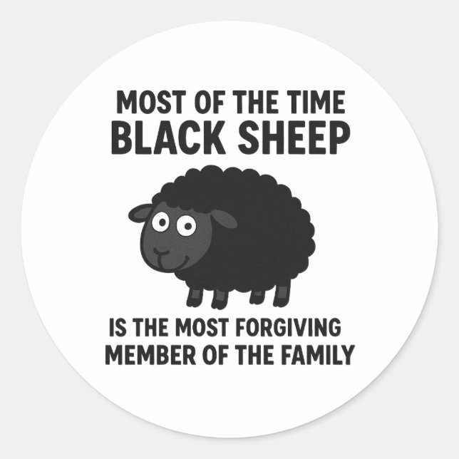 Strength Funny  Classic Round Sticker (Front)