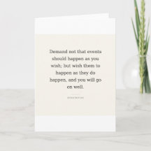 Strength & Grace Card — Epictetus Comfort
