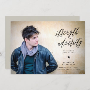 Strength in Adversity Graduation Invitation