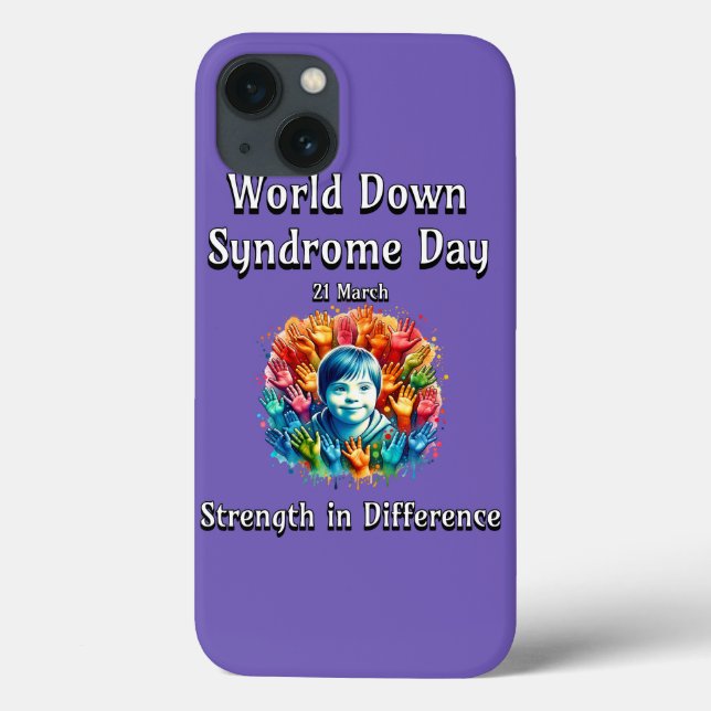 Strength in difference. World Down Syndrome Day. Case-Mate iPhone Case (Back)
