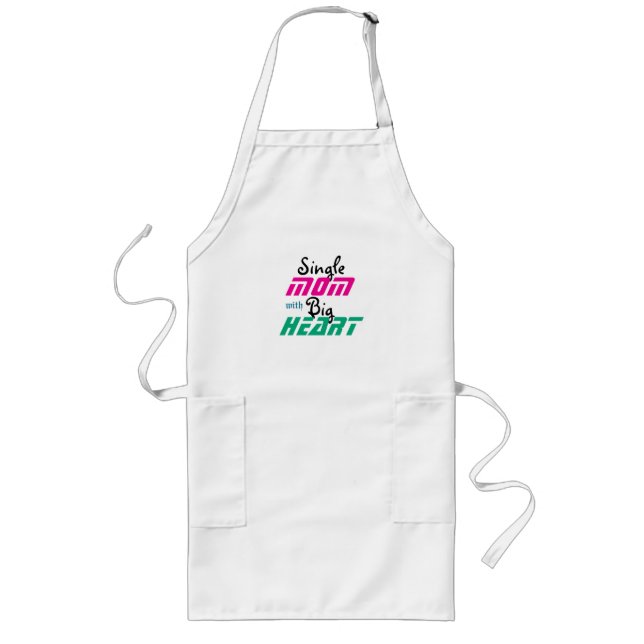 Strength in Love: A Single Mom’s Journey Long Apron (Front)
