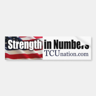 Strength in Numbers 1 Bumper Sticker