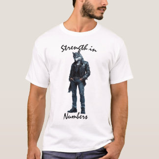 Strength in Numbers Wolf Warrior T-Shirt