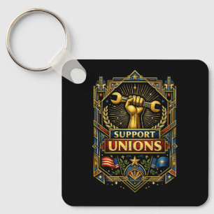 Strength in Solidarity Keychain