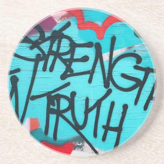 strength in truth coaster (Front)