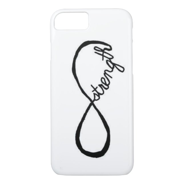 Strength Infinity Symbol iPhone 7 case (Back)