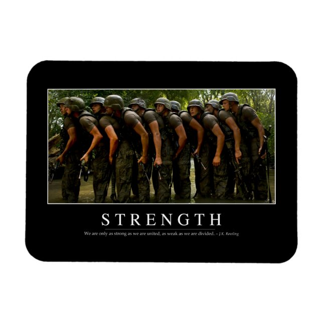 Strength: Inspirational Quote Magnet (Horizontal)