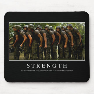 Strength: Inspirational Quote Mouse Pad