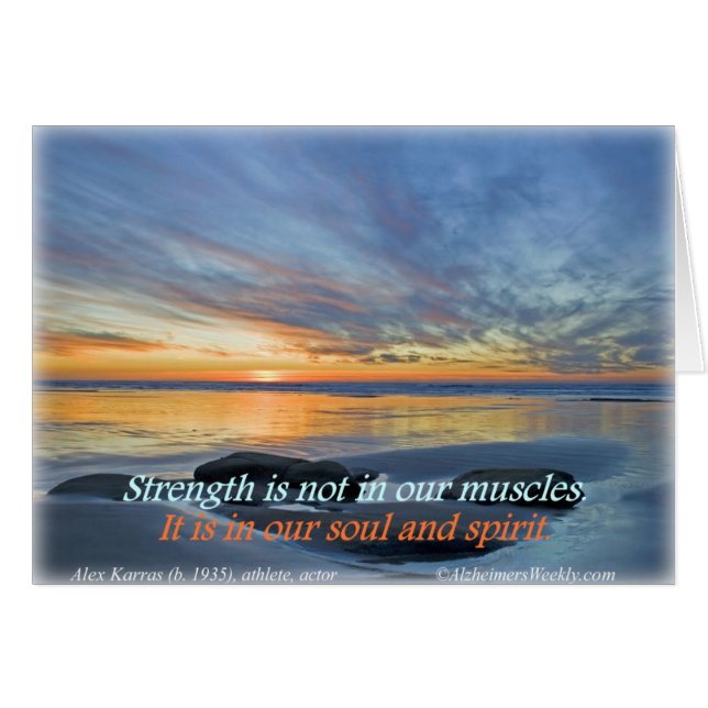 Strength is not in our muscles, (Front Horizontal)