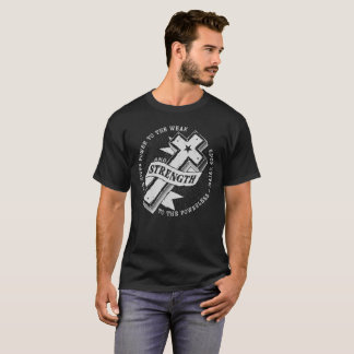 Strength - Isaiah 40:29 Dark T-Shirt