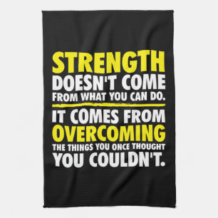 Strength - Motivational Kitchen Towel