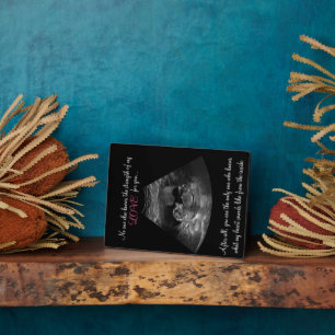 Strength Of A Mother's Love Sonogram Keepsake Plaque