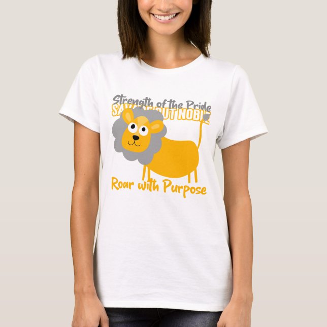 Strength of the Pride, Savage but Noble  T-Shirt (Front)