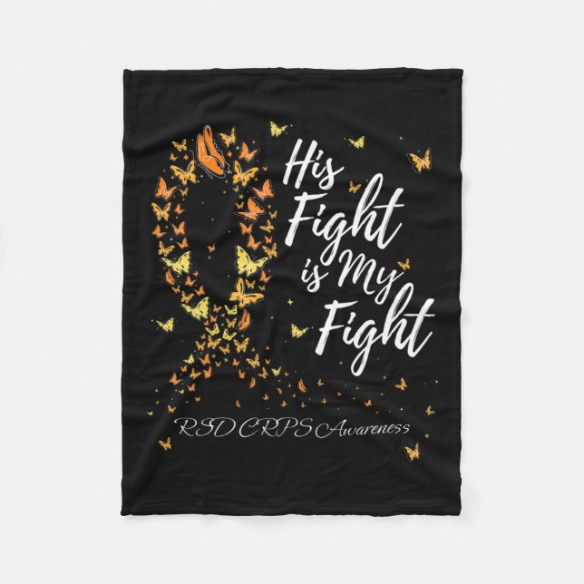 Strength Over Weakness - Myelodysplastic Syndromes Fleece Blanket (Front)