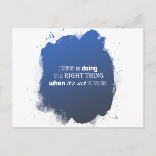 Strength Quote Postcard