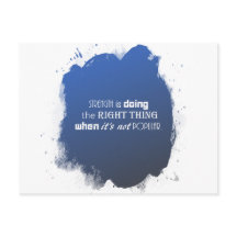 Strength Quote Postcard