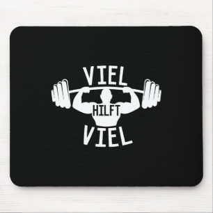 Strength Sports viel Hilft Viel' Saying Workout Fi Mouse Pad